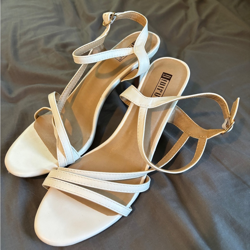 White Strappy Sandals